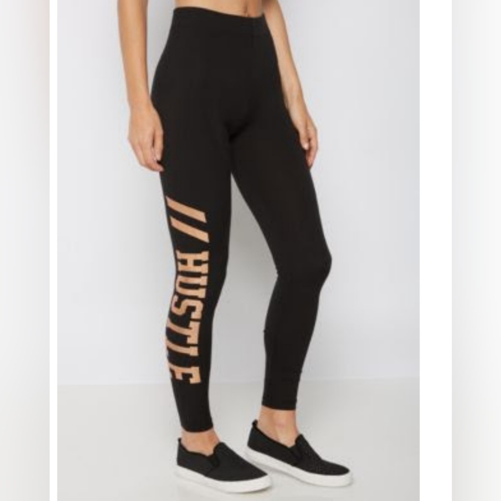 HUSTLE Foil High Rise Leggings
